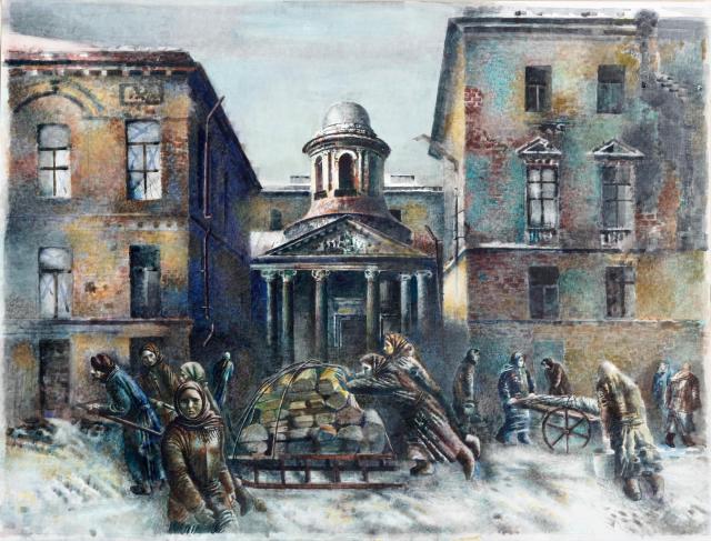Яхнин О.Ю. На Невском проспекте. 1984 Яхнин О.Ю. На Невском проспекте. 1984